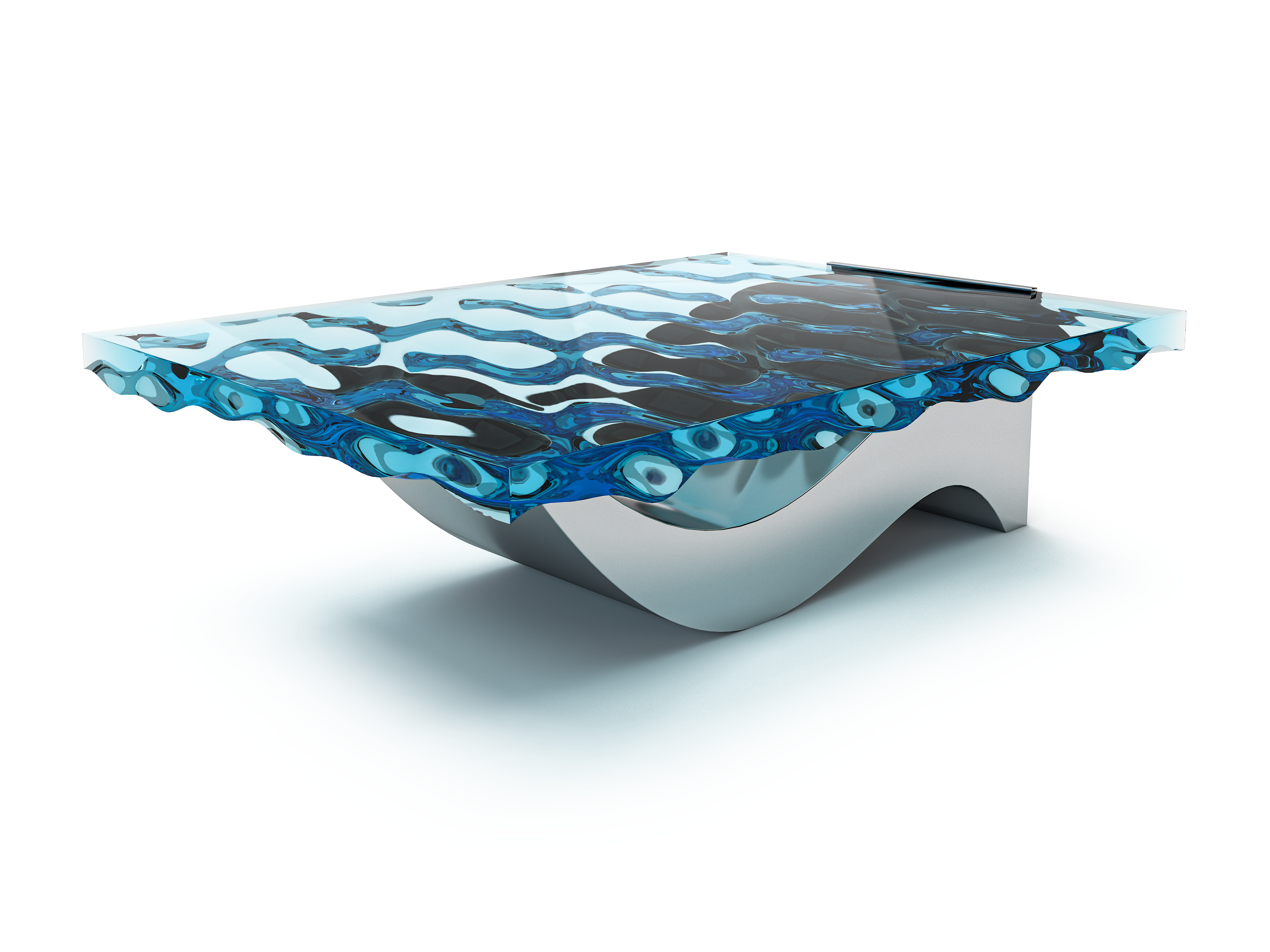 Ophion Wavy Resin Coffee Table