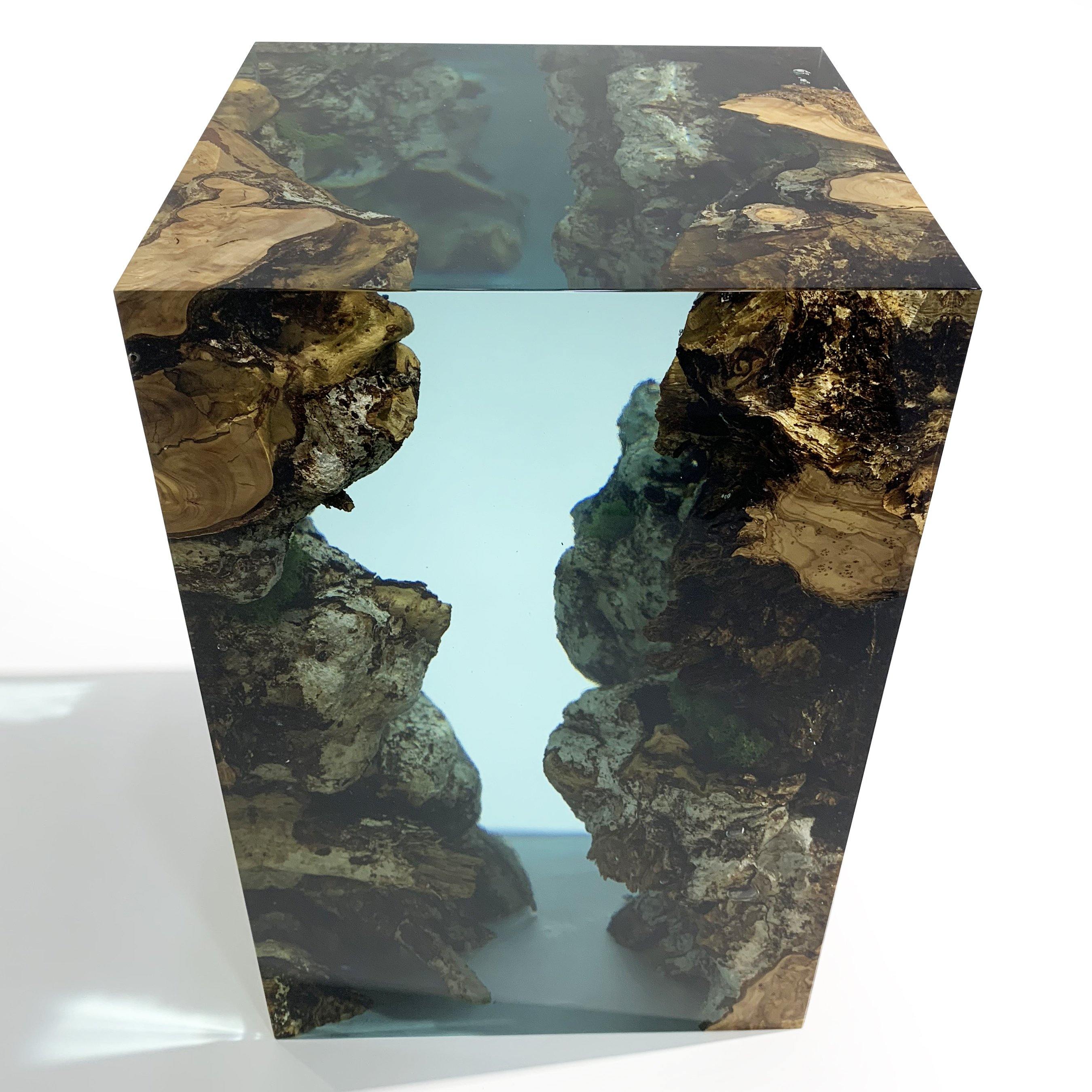 Big Ocean Cube End Table