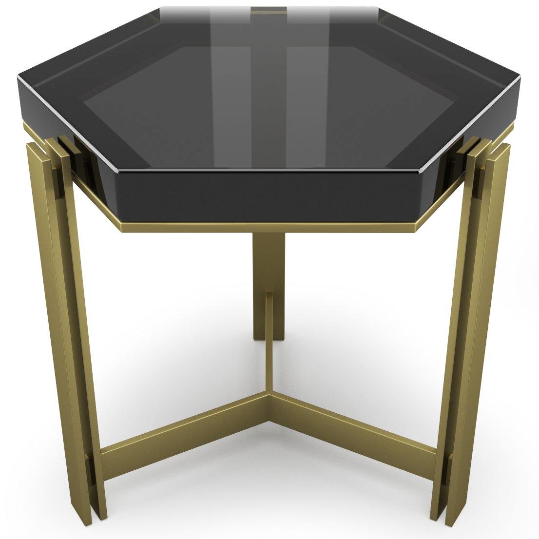 Black Candy Hexagonal Coffee Table