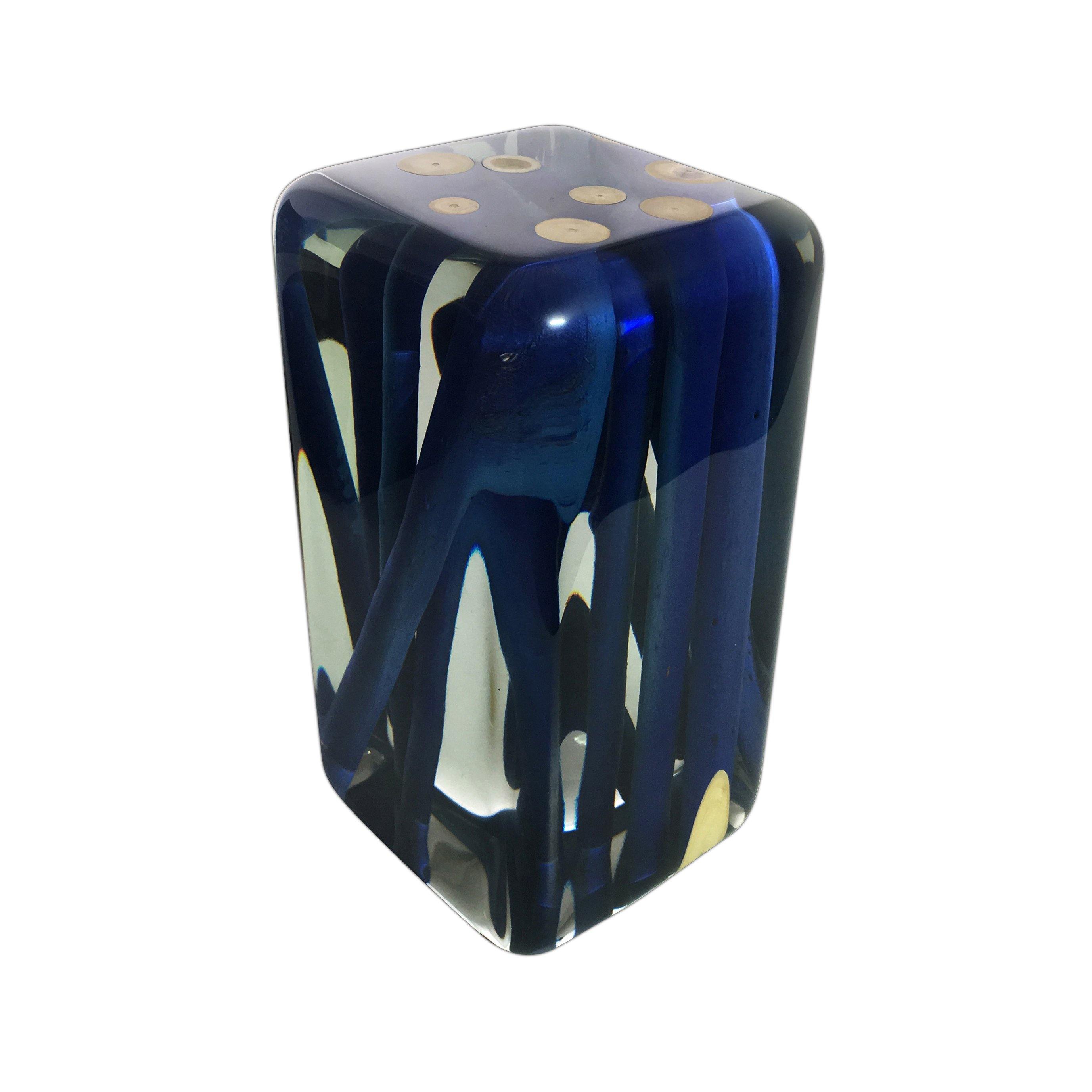 Blue Branches Cube