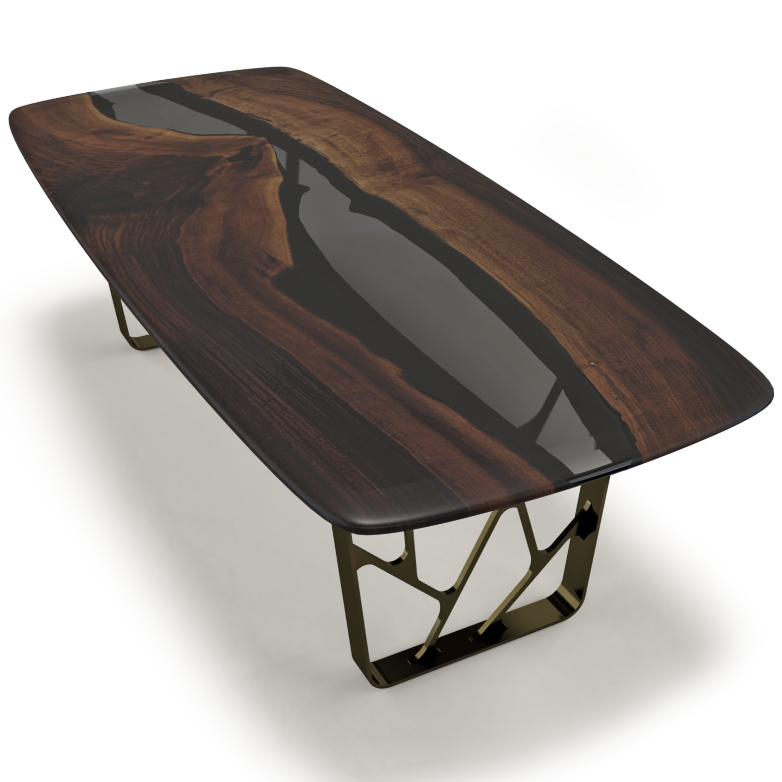 Ombrone Walnut River Dining Table