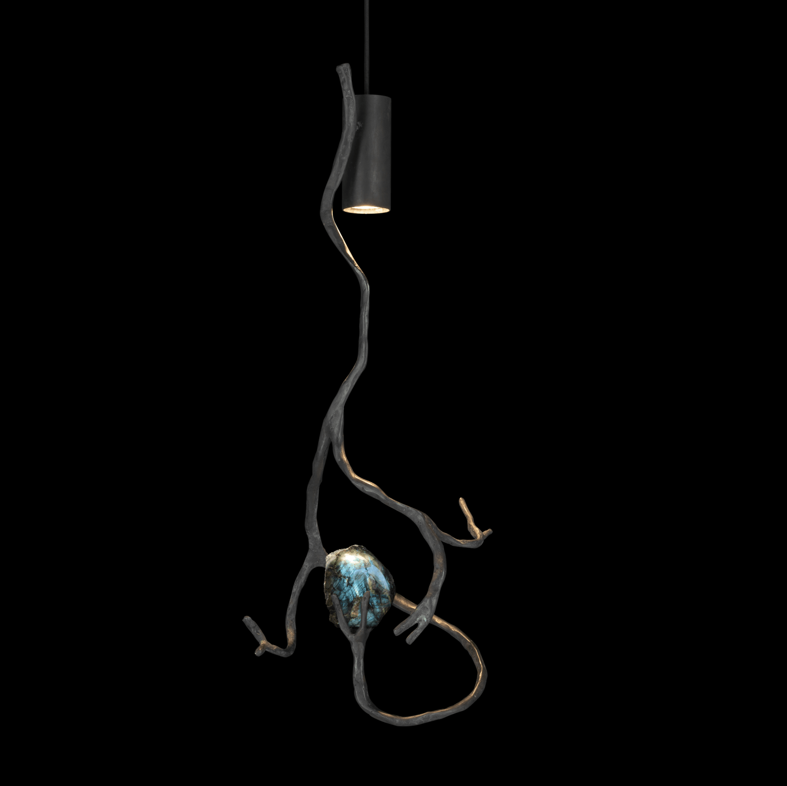 Orpheus Labradorite Hanging Lamp